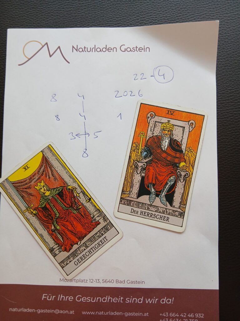 Tarotkarten, Numerogramm,